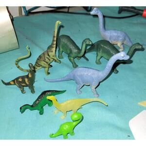 Small Dinosaur Toy Figures Lot – Mini Dino Play Set – 10+ Pieces – Kids Toys